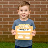 Personalized First and Last Day of School Sign