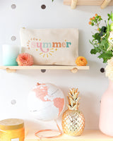 Made For Summer Cotton Canvas Cosmetic Bag
