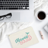 Mermaid Squad Cotton Canvas Cosmetic Bag