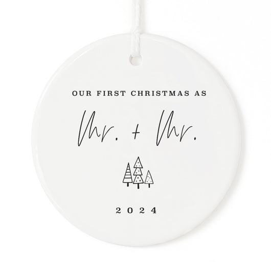 Our First Christmas as Mr. and Mr. Christmas Ornament