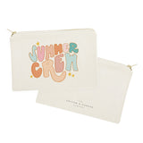 Summer Crew Cotton Canvas Cosmetic Bag