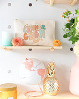 Summer Crew Cotton Canvas Cosmetic Bag