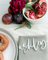 Personalized Name Acrylic Place Card