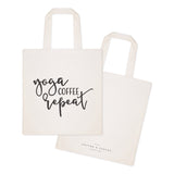 Yoga, Coffee and Repeat Gym Cotton Canvas Tote Bag - The Cotton and Canvas Co.