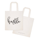 Hustle Cotton Canvas Tote Bag - The Cotton and Canvas Co.