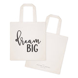 Dream Big Cotton Canvas Tote Bag - The Cotton and Canvas Co.