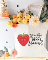 You Are Berry Special Cotton Canvas Tote Bag - The Cotton and Canvas Co.
