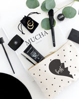 Best Friends Cotton Canvas Cosmetic Bag, 2-Pack - The Cotton and Canvas Co.