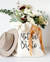 Mother of the Bride Wedding Cotton Canvas Tote Bag - The Cotton and Canvas Co.