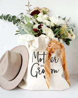 Mother of the Groom Wedding Cotton Canvas Tote Bag - The Cotton and Canvas Co.