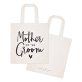 Mother of the Groom Wedding Cotton Canvas Tote Bag - The Cotton and Canvas Co.