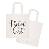 Flower Girl Wedding Cotton Canvas Tote Bag - The Cotton and Canvas Co.