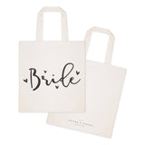 Bride Wedding Cotton Canvas Tote Bag - The Cotton and Canvas Co.