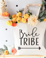 Bride Tribe Wedding Cotton Canvas Tote Bag - The Cotton and Canvas Co.