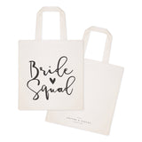 Bride Squad Wedding Cotton Canvas Tote Bag - The Cotton and Canvas Co.