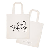Wifey Wedding Cotton Canvas Tote Bag - The Cotton and Canvas Co.