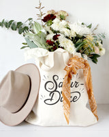 Saturdaze Weekend Cotton Canvas Tote Bag - The Cotton and Canvas Co.