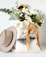 San Francisco Cityscape Cotton Canvas Tote Bag - The Cotton and Canvas Co.