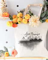 San Francisco Cityscape Cotton Canvas Tote Bag - The Cotton and Canvas Co.