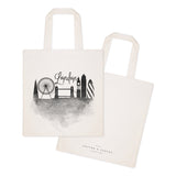 London Cityscape Cotton Canvas Tote Bag - The Cotton and Canvas Co.