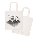 Paris Cityscape Cotton Canvas Tote Bag - The Cotton and Canvas Co.