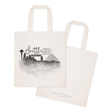 Seattle Cityscape Cotton Canvas Tote Bag - The Cotton and Canvas Co.
