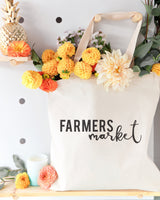 Farmers Market Cotton Canvas Tote Bag - The Cotton and Canvas Co.