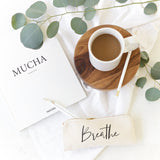 Breathe Cotton Canvas Pencil Case and Travel Pouch - The Cotton and Canvas Co.