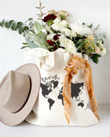 Travel Often Cotton Canvas Tote Bag - The Cotton and Canvas Co.