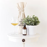 I'm Feeling Tipsy and Fresh Cotton Canvas Wine Bag - The Cotton and Canvas Co.