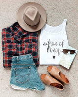 Matron of Honor Tank - The Cotton and Canvas Co.