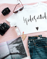 Bridesmaid Tee - The Cotton and Canvas Co.