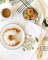 Gobble Til You Wobble Kitchen Tea Towel - The Cotton and Canvas Co.