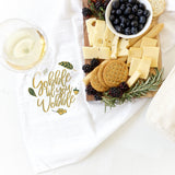 Gobble Til You Wobble Kitchen Tea Towel - The Cotton and Canvas Co.