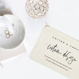 Custom Cosmetic Bag - The Cotton and Canvas Co.