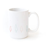 Mini Christmas Trees Coffee Mug - The Cotton and Canvas Co.