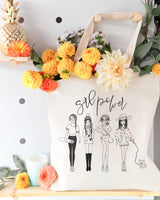 Girl Power Cotton Canvas Tote Bag - The Cotton and Canvas Co.