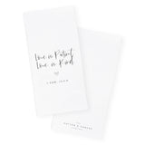 Love is Patient Love is Kind 1 Corinthians 13:4-8 Cotton Canvas Scripture, Bible Kitchen Tea Towel - The Cotton and Canvas Co.