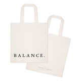 Balance Gym Cotton Canvas Tote Bag - The Cotton and Canvas Co.