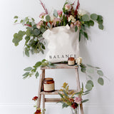 Balance Gym Cotton Canvas Tote Bag - The Cotton and Canvas Co.