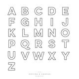 Personalized Floral Monogram Hanging Wall Banner - The Cotton and Canvas Co.