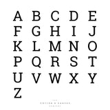 Personalized Monogram with Vine Hanging Wall Banner - The Cotton and Canvas Co.