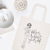 Darling, Believe in Yourself Cotton Canvas Tote Bag - The Cotton and Canvas Co.