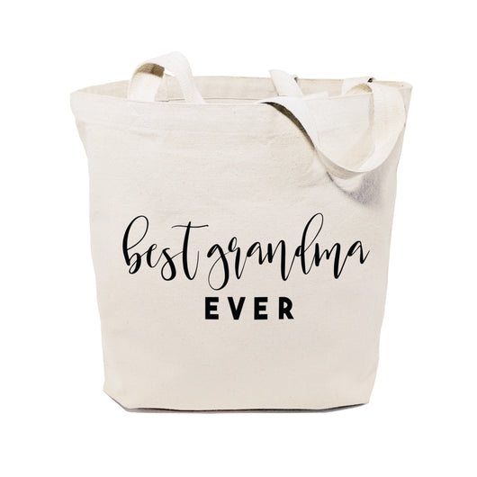 Best Grandma Ever Cotton Canvas Tote Bag - The Cotton and Canvas Co.