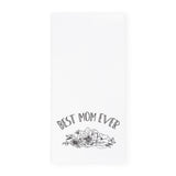 Best Mom Ever Kitchen Tea Towel - The Cotton and Canvas Co.