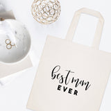 Best Mom Ever Cotton Canvas Tote Bag - The Cotton and Canvas Co.