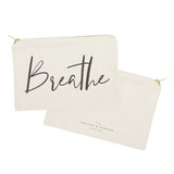 Breathe Cotton Canvas Cosmetic Bag - The Cotton and Canvas Co.
