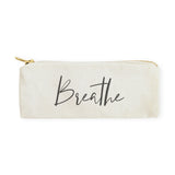 Breathe Cotton Canvas Pencil Case and Travel Pouch - The Cotton and Canvas Co.