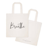 Breathe Gym Cotton Canvas Tote Bag - The Cotton and Canvas Co.