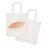 Brooklyn Cityscape Cotton Canvas Tote Bag - The Cotton and Canvas Co.